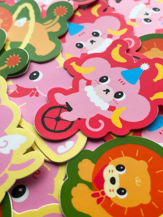 carnival stickers (series)