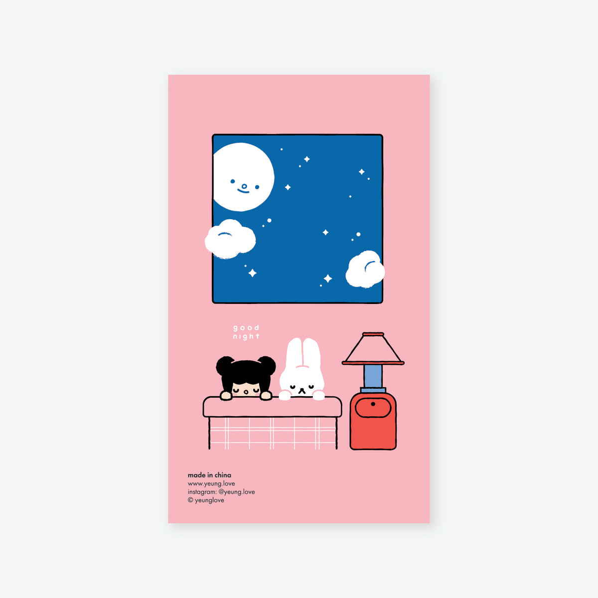 Goodnight Ninjee Sticker Sheet