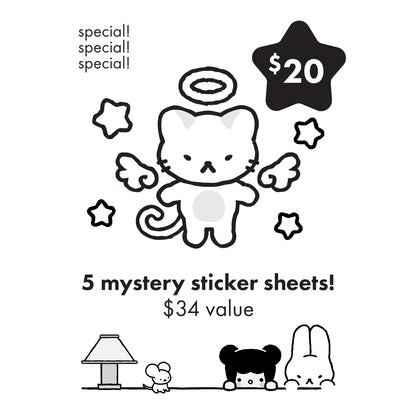 Mystery Sticker Sheet Pack