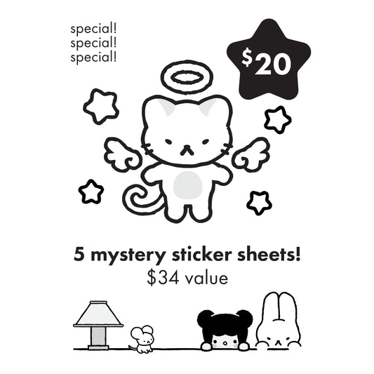 Mystery Sticker Sheet Pack