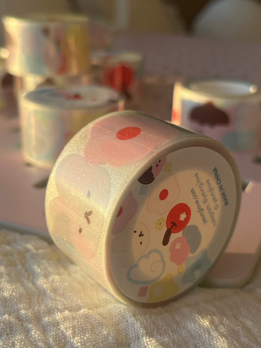 Sweet Spring Glitter Sticker Roll
