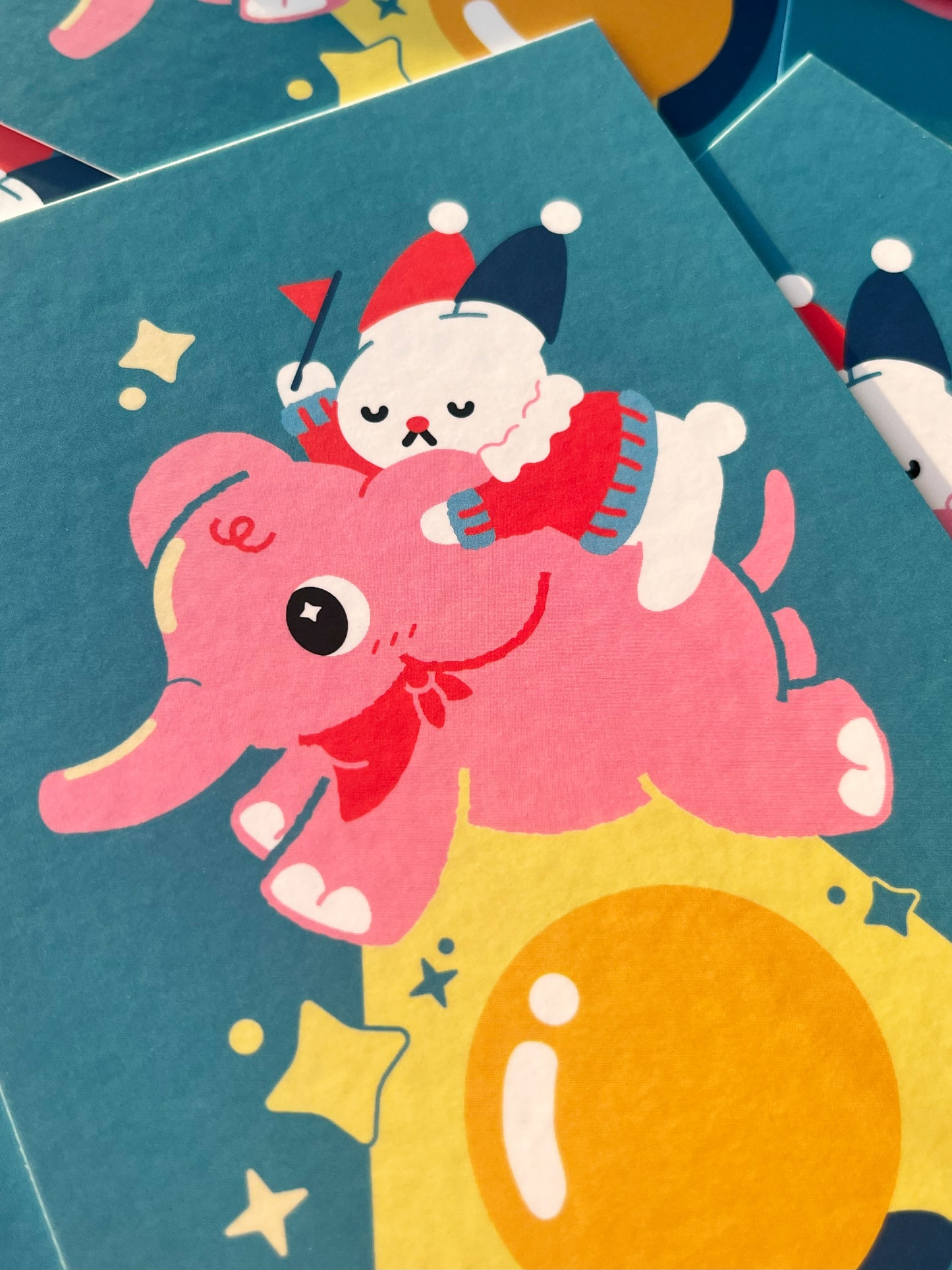 surprise carnival postcard (series)