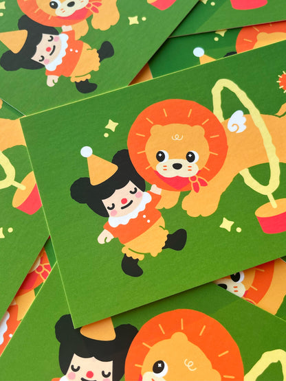 surprise carnival postcard (series)