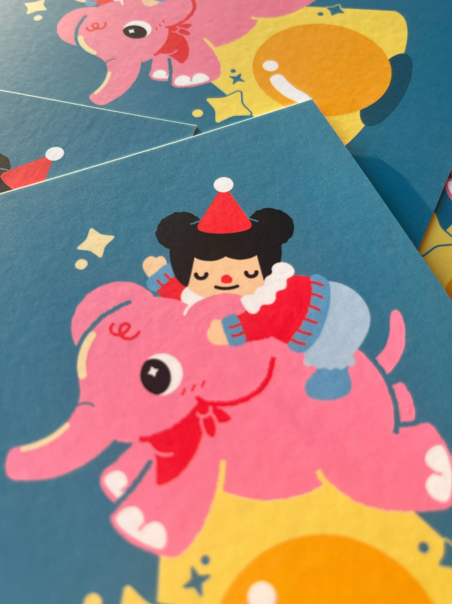 surprise carnival postcard (series)