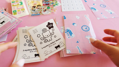 Mystery Sticker Sheet Pack