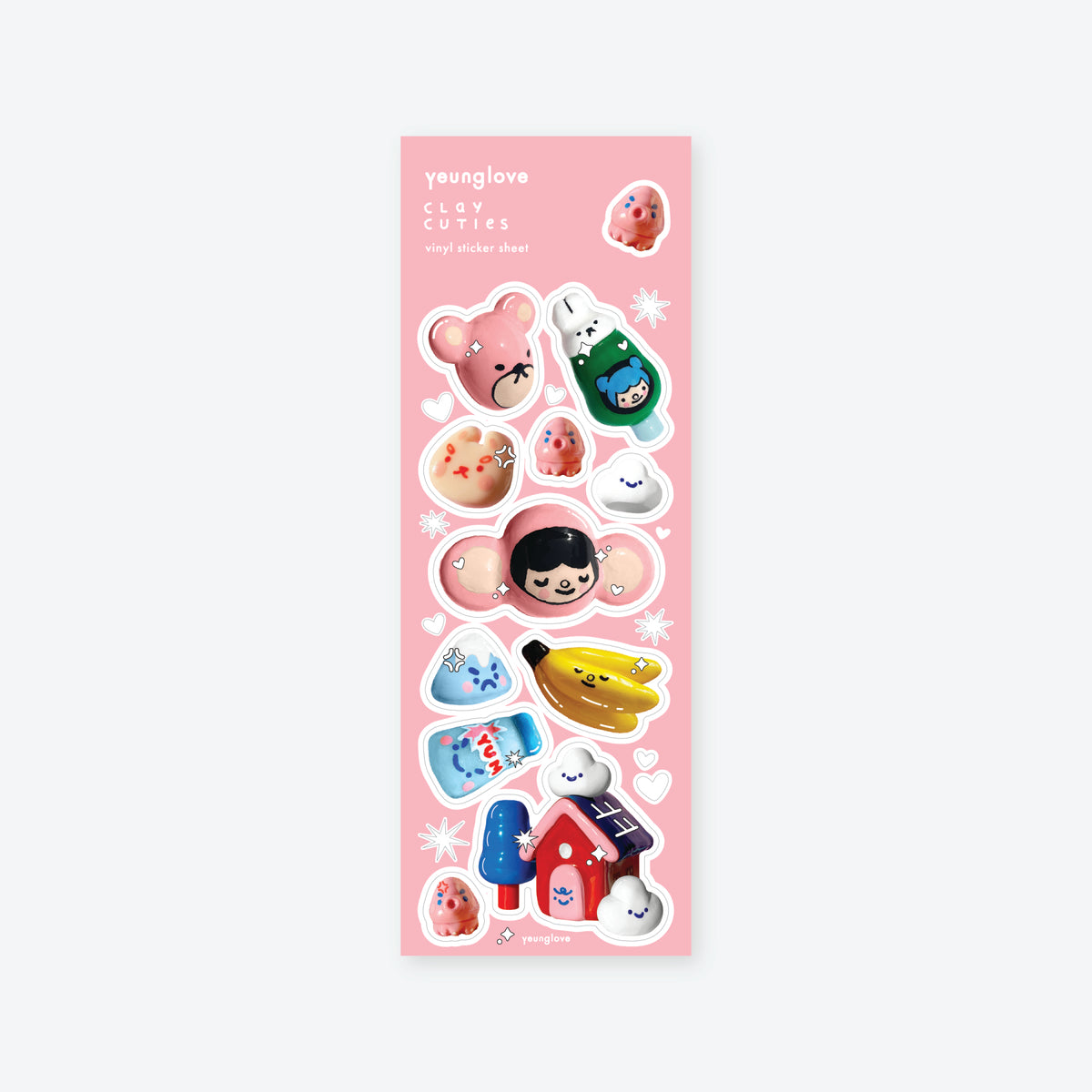 Clay Cuties Sticker Sheet