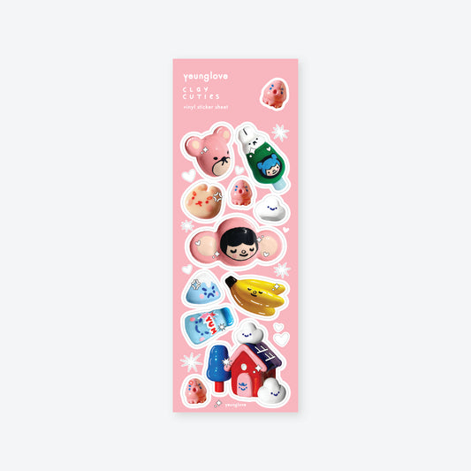 Clay Cuties Sticker Sheet
