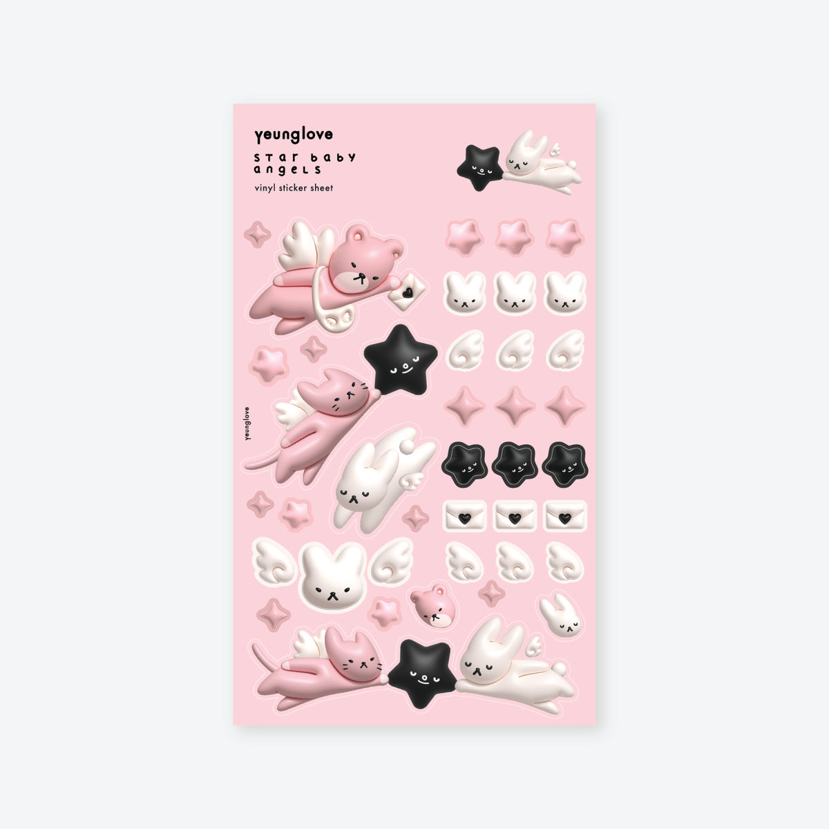 Star Baby Angels Sticker Sheet