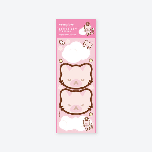 Cat Cloud Paper Memo Sticker