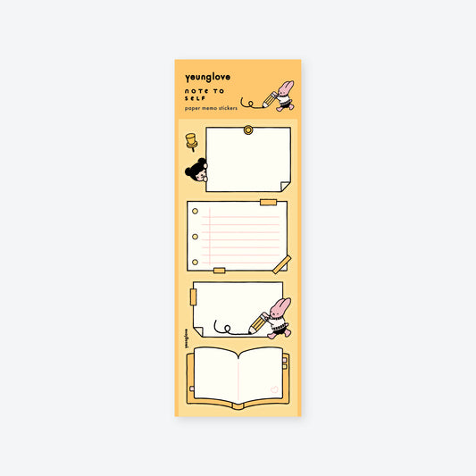Note to Self Paper Memo Sticker