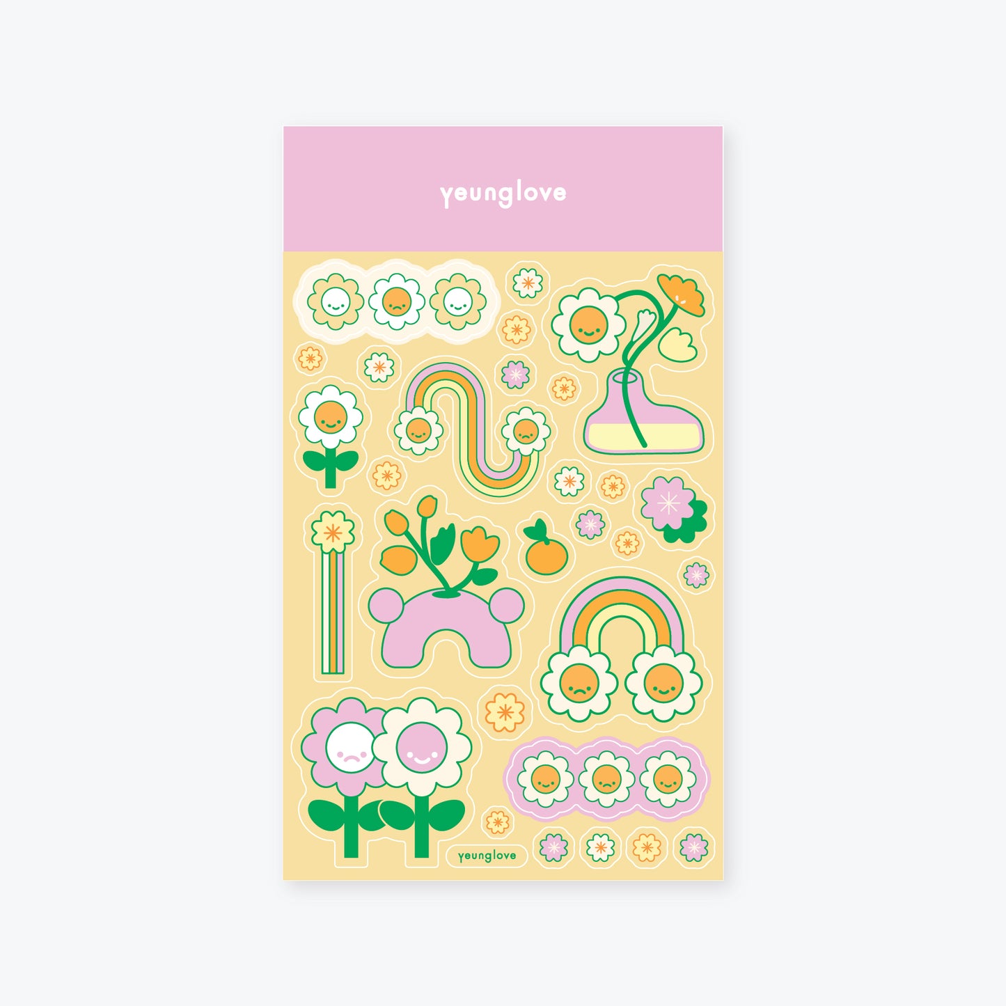 daisy days sticker sheet