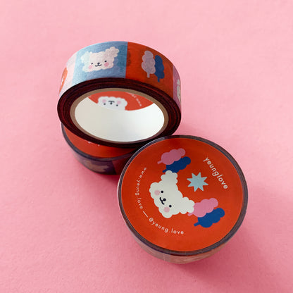 puppy wonderland washi tape